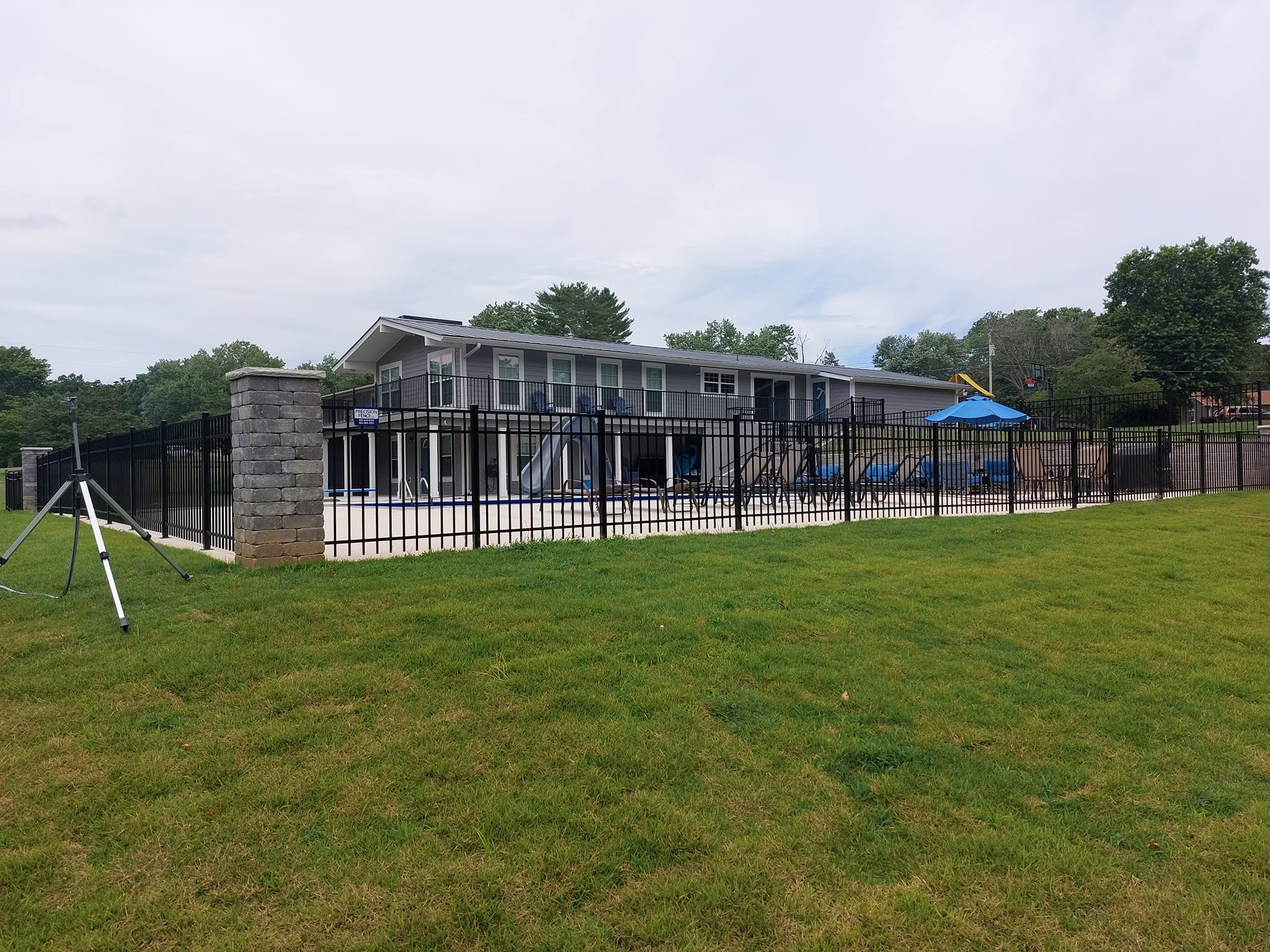 Fence work by Precision Fence Company in Columbia, Tennessee