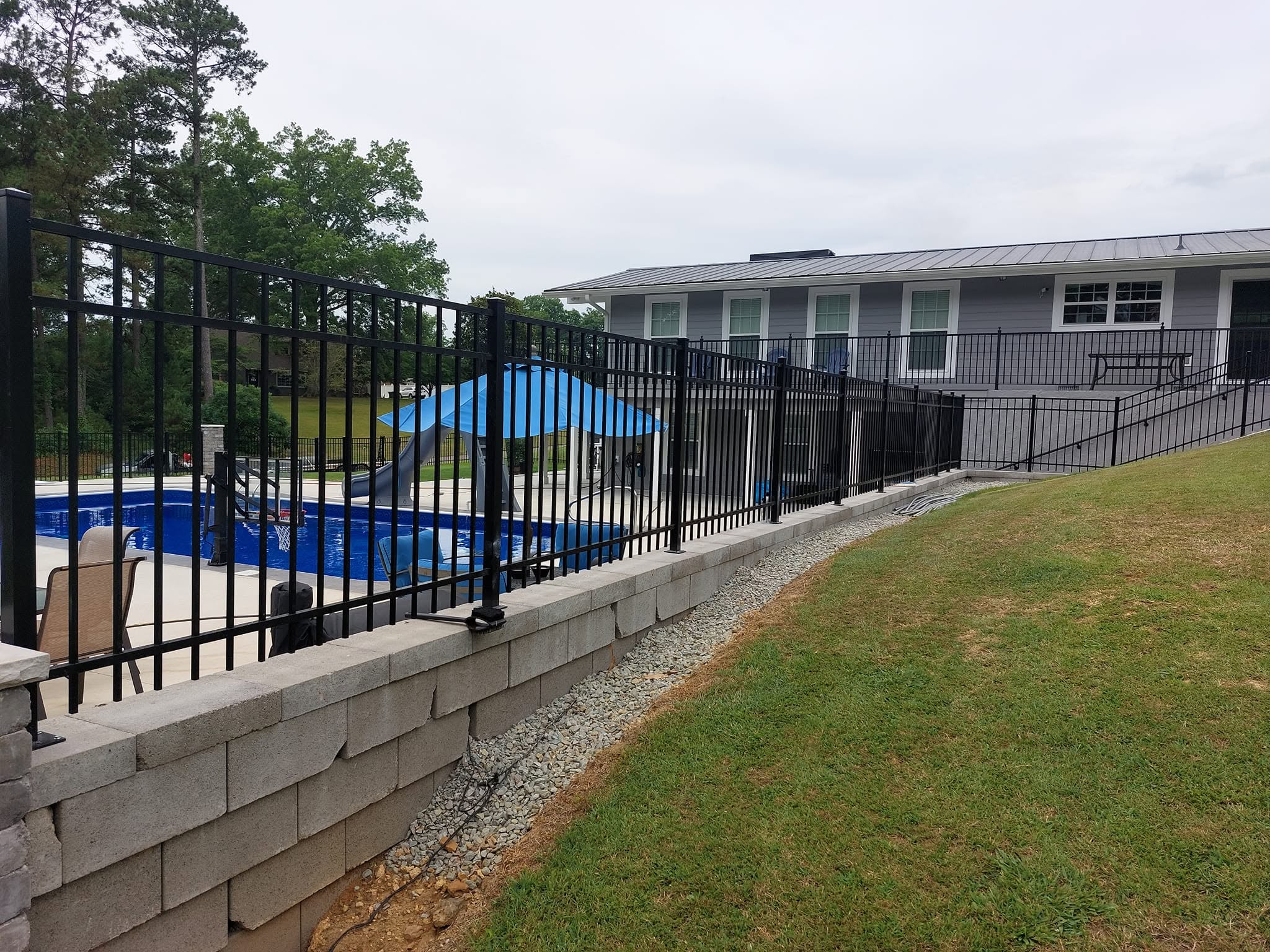 Fence built by Precision Fence Company in Columbia, Tennessee