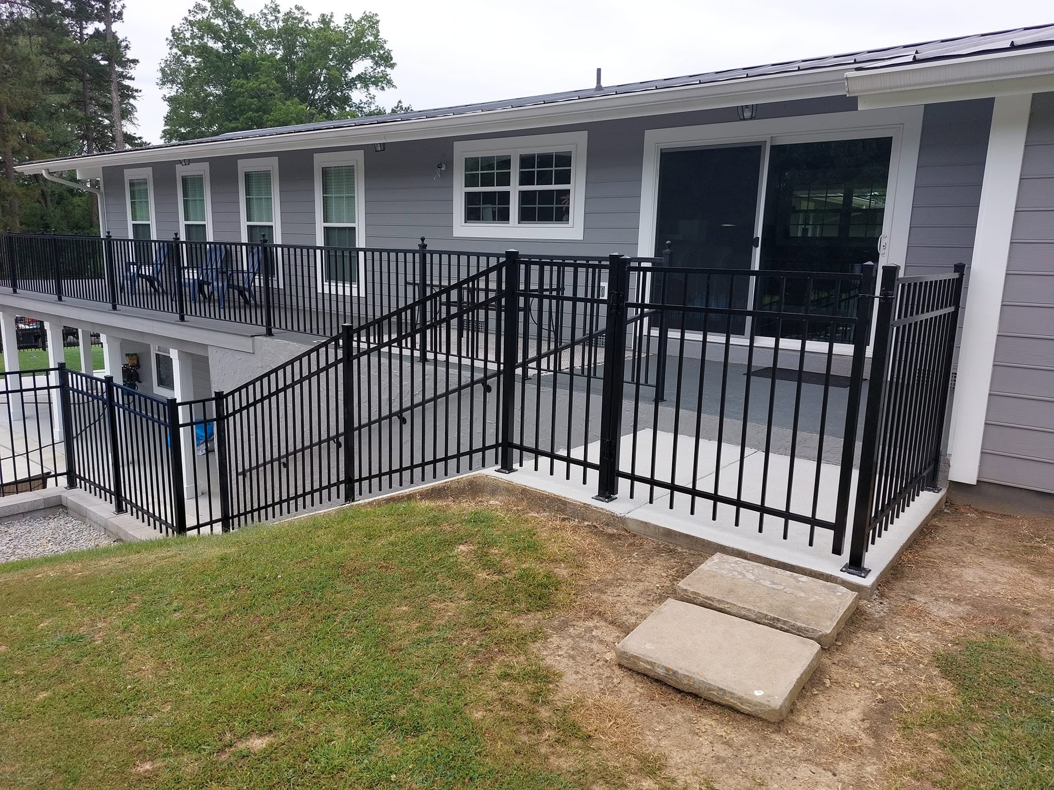Fence built by Precision Fence Company in Columbia, Tennessee